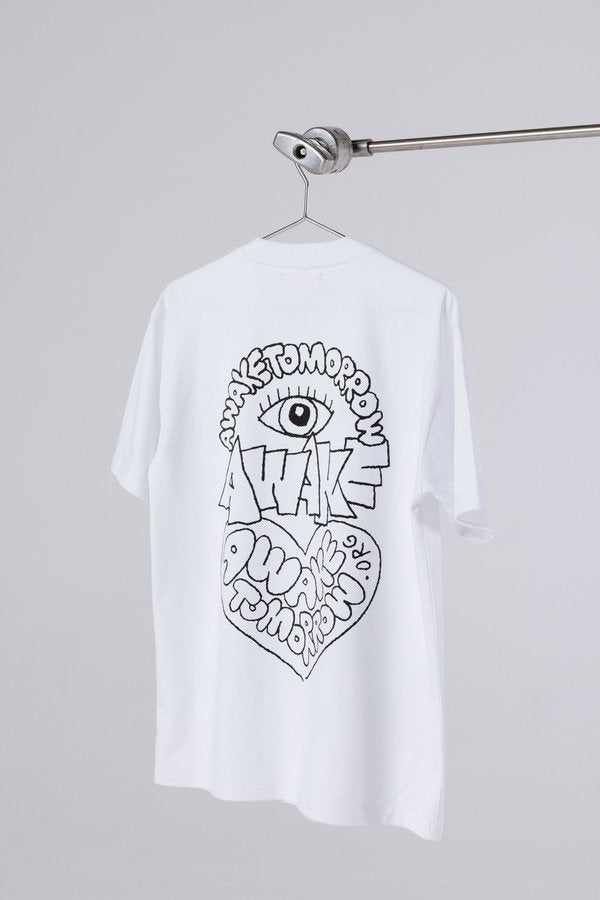 Awake Tomorrow Short Sleeve Tee, White