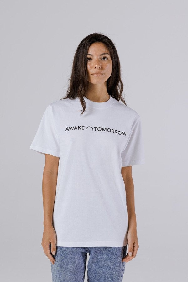 Awake Tomorrow Short Sleeve Tee, White