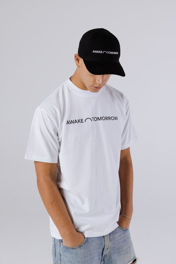 Awake Tomorrow Logo Cap, Black