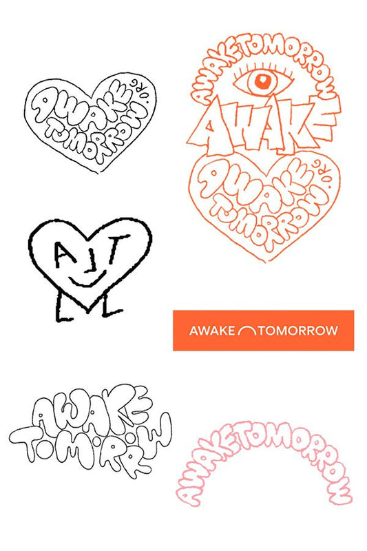 Awake Tomorrow Sticker Bundle, Pack of 6